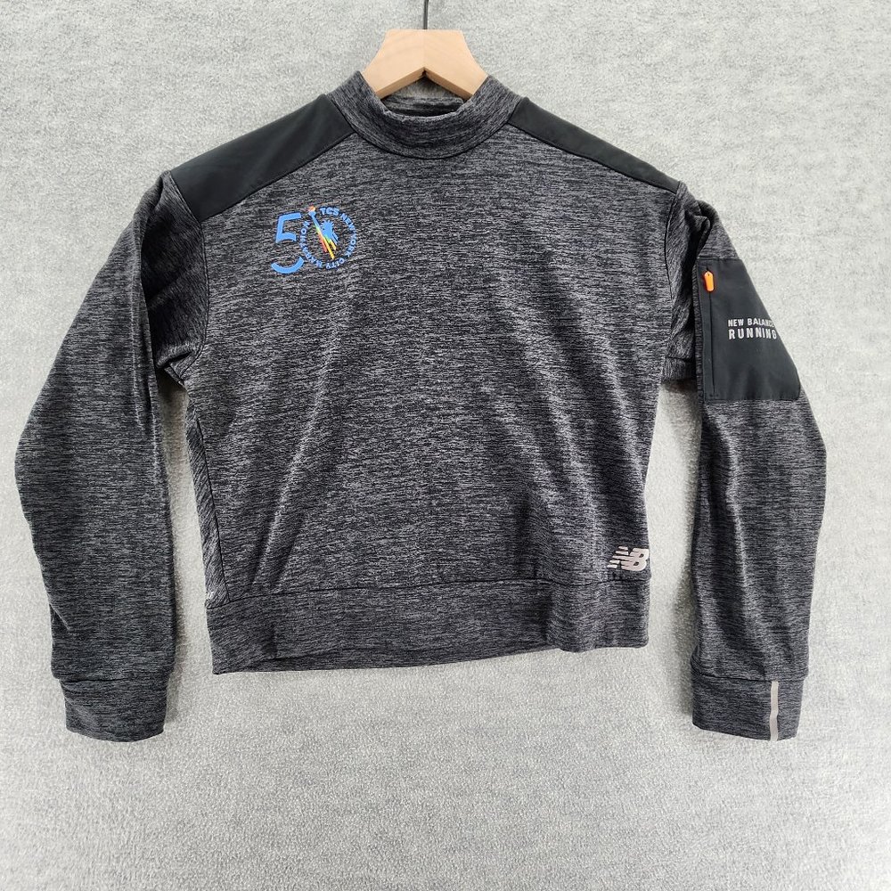 New Balance Shirt Womens Small TCS New York Marathon 50th Anniversary Heat Grid